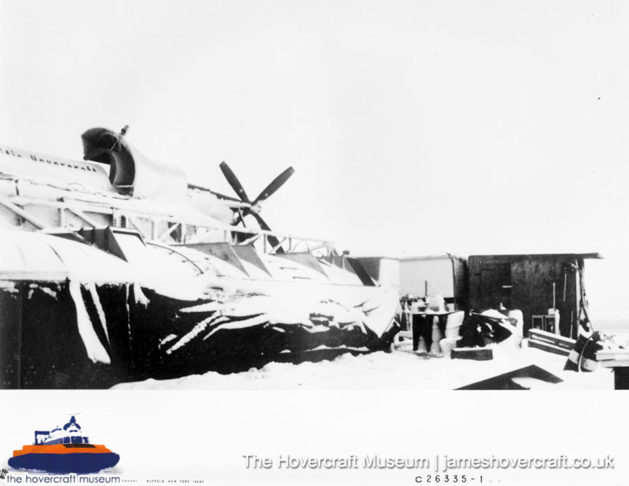 SRN6 with the Canadian Coastguard -  (credit: The <a href='http://www.hovercraft-museum.org/' target='_blank'>Hovercraft Museum Trust</a>).